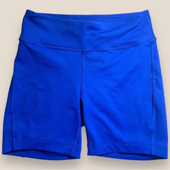 Outdoor voices TechSweat 6 inch biker shorts size small royal blue - Picture 2 of 5